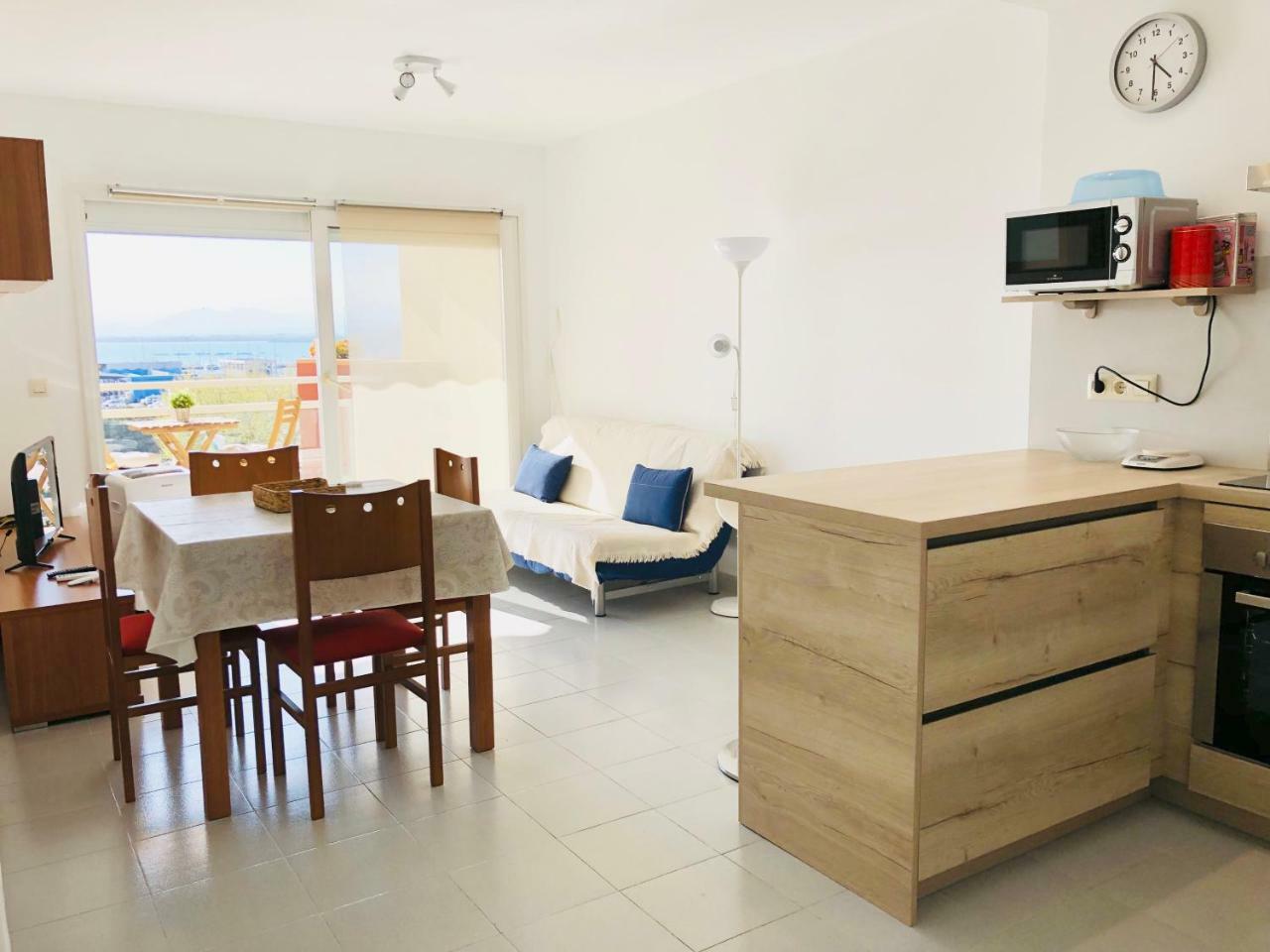 Roc Mar 3 3D - Apartamento Cerca Del Centro Y De La Playa - Terraza Con Vistas Al Mar Y Al Puerto Росес Екстериор снимка